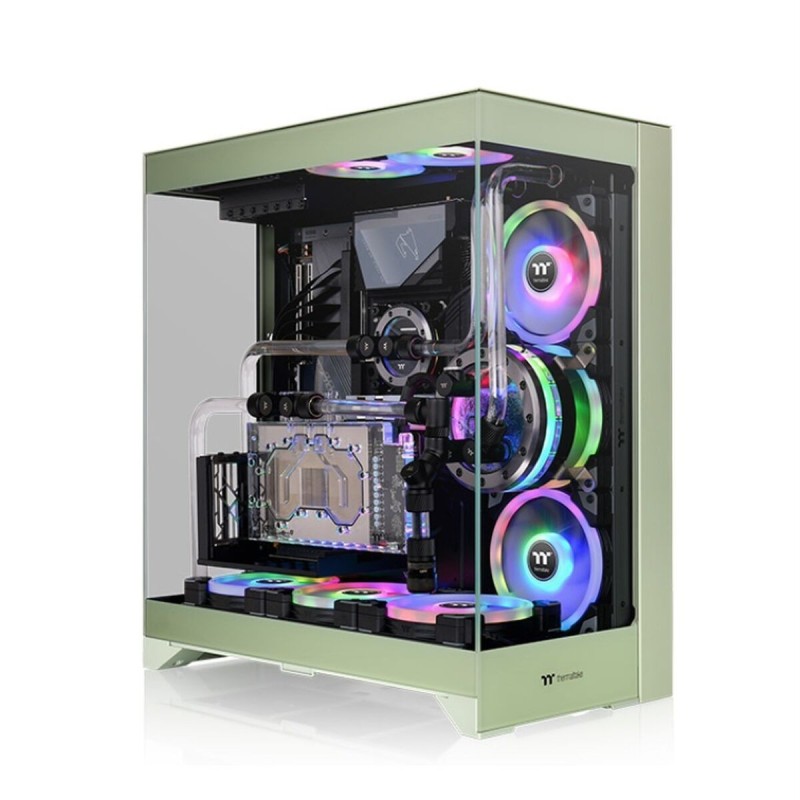 Boîtier ATX semi-tour THERMALTAKE CTE E550 TG Vert