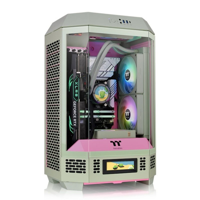 Boîtier ATX semi-tour THERMALTAKE Tower 300 Matcha Plum