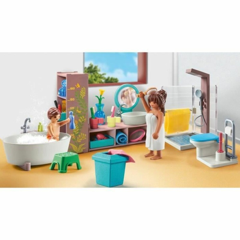 Playset Playmobil 71611 - Bathroom bathtub 55 Pièces