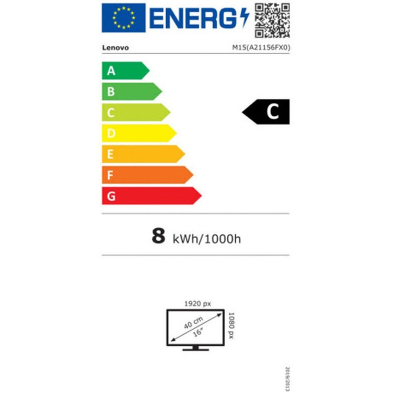 Écran Lenovo 62CAUAT1WL 15,6" LED IPS