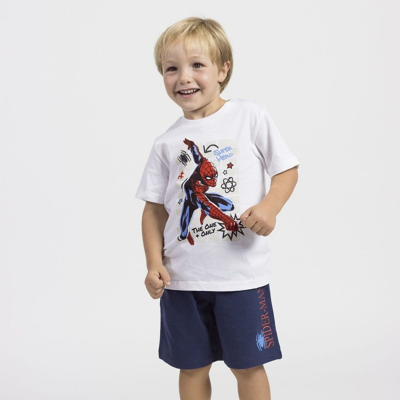 Ensemble de Vêtements Spider-Man Blanc