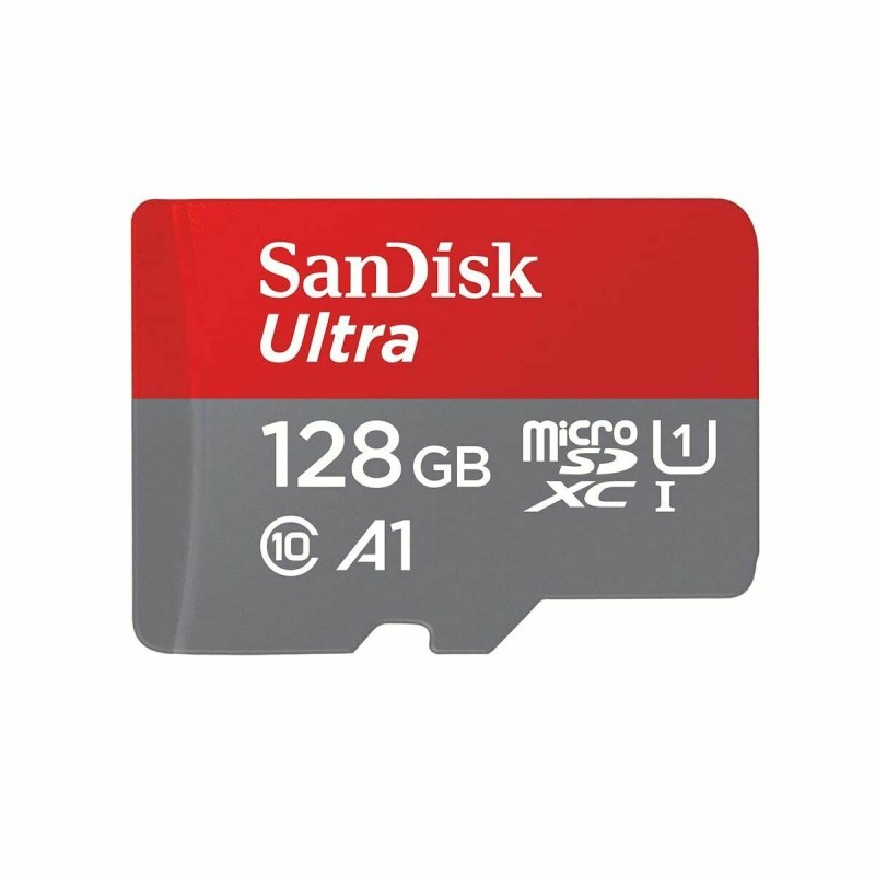 Carte Mémoire Micro SD avec Adaptateur SanDisk Ultra 128 GB