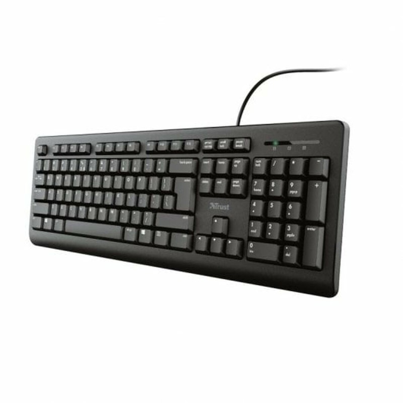 Clavier Trust 23982 Noir Espagnol Qwerty