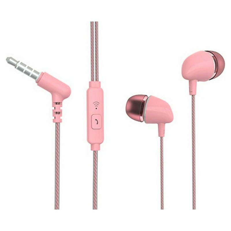 Casques avec Microphone TM Electron Rose