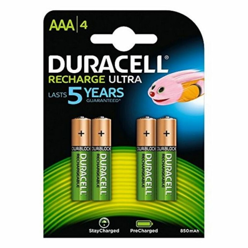 Piles Rechargeables DURACELL StayCharged AAA (4pcs) HR03 AAA 1