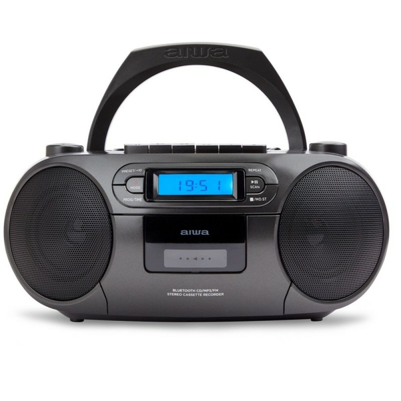 Radio CD Aiwa Noir Écran LCD Bluetooth 5.0