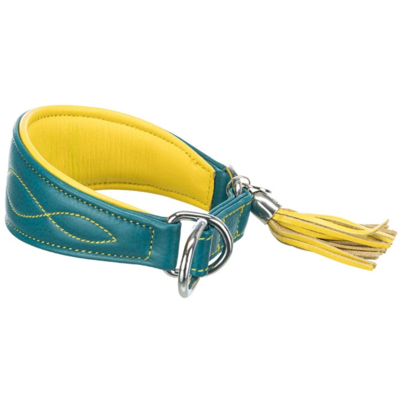 Collier de dressage Trixie Active Comfort Jaune Bleu 27-35 cm