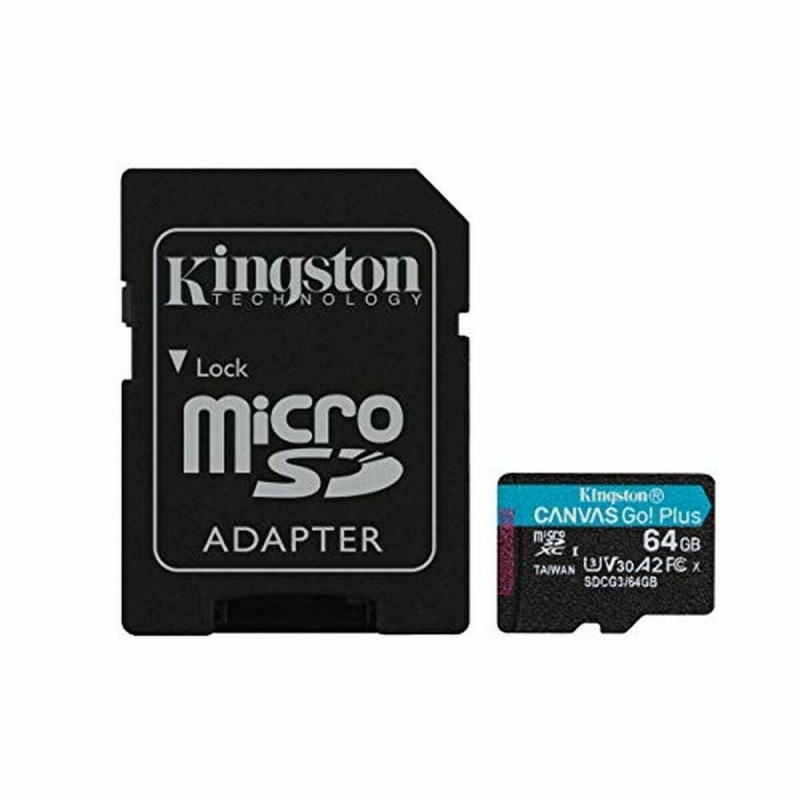 Carte Mémoire Micro SD avec Adaptateur Kingston SDCG3/64GB 64 GB