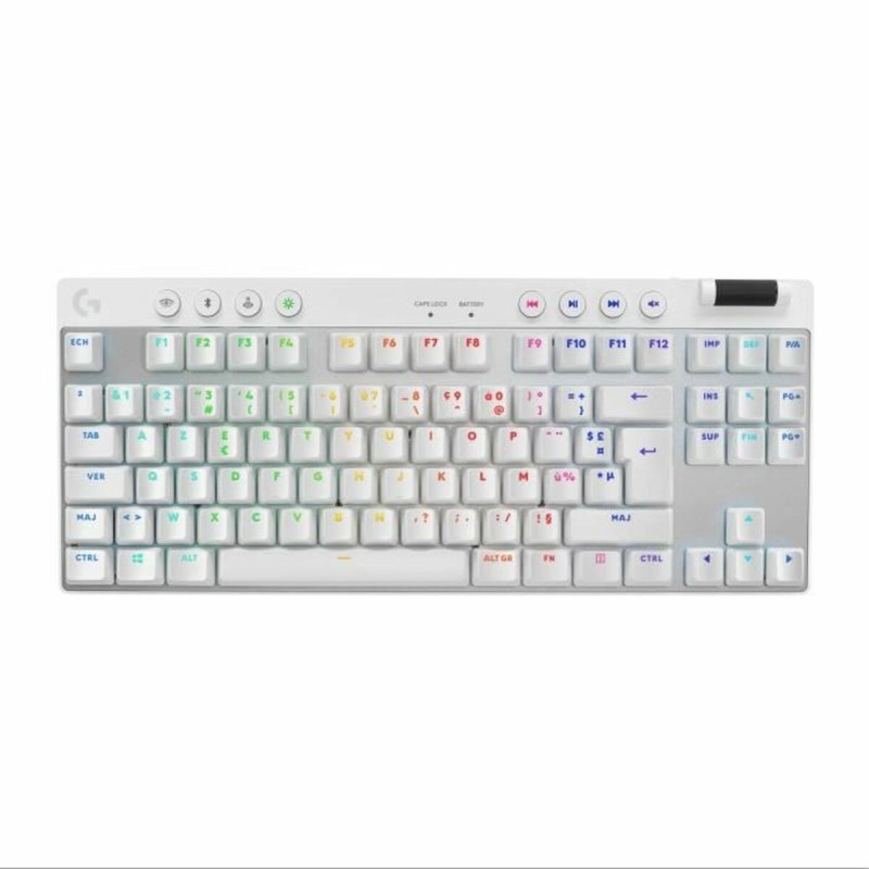 clavier et souris Logitech 920-012145 Blanc Français AZERTY