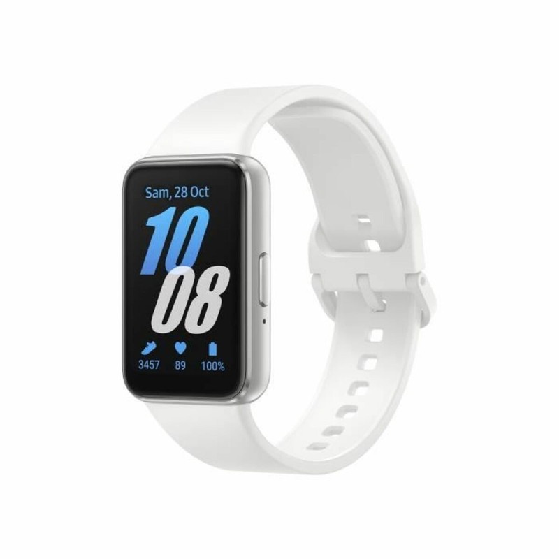 Bracelet d'activités Samsung Galaxy Fit3 Blanc Argenté 1