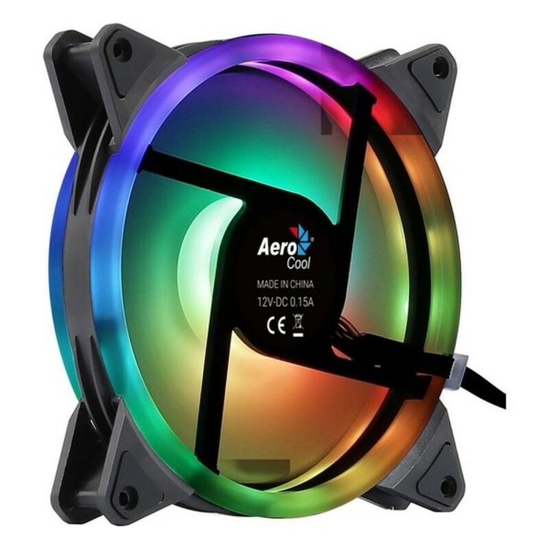 Ventilateur CPU Aerocool DUO14 1000 rpm (Ø 14 cm) RGB