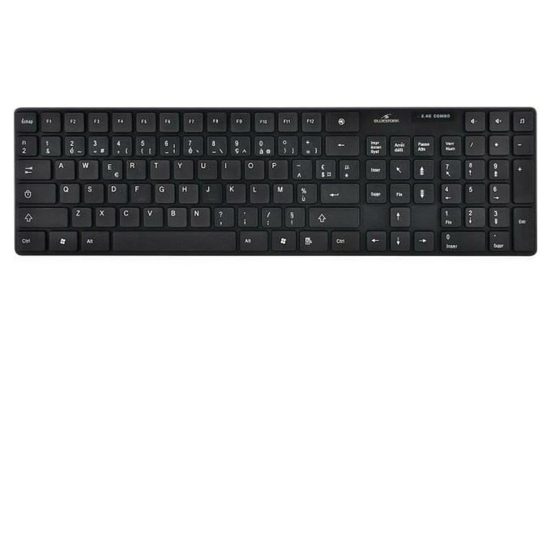 clavier et souris Bluestork BLU3760162063431 AZERTY Noir