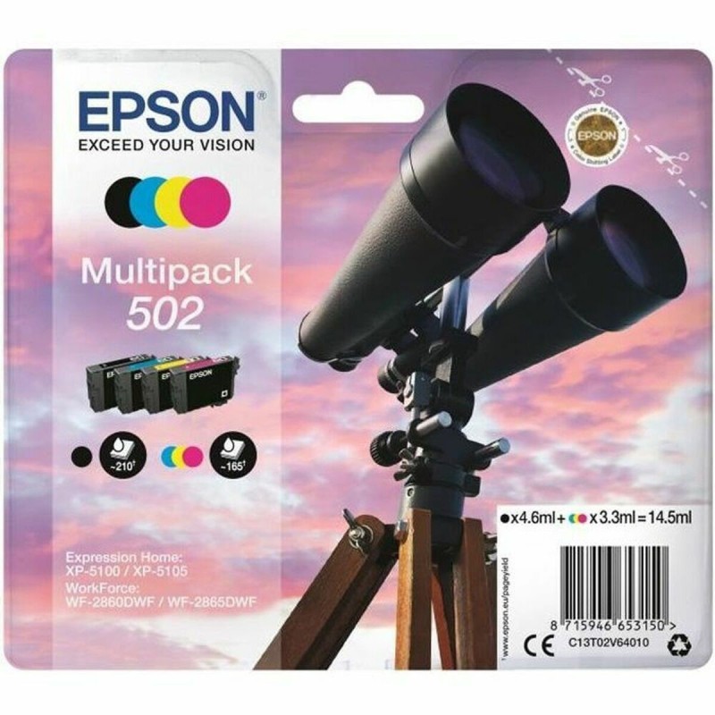 Cartouche d'encre originale Epson Multipack 502 Multicouleur