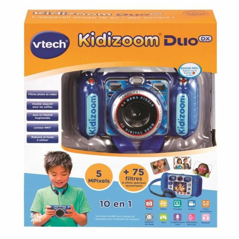 Appareil Photo Numérique pour Enfants Vtech Duo DX bleu