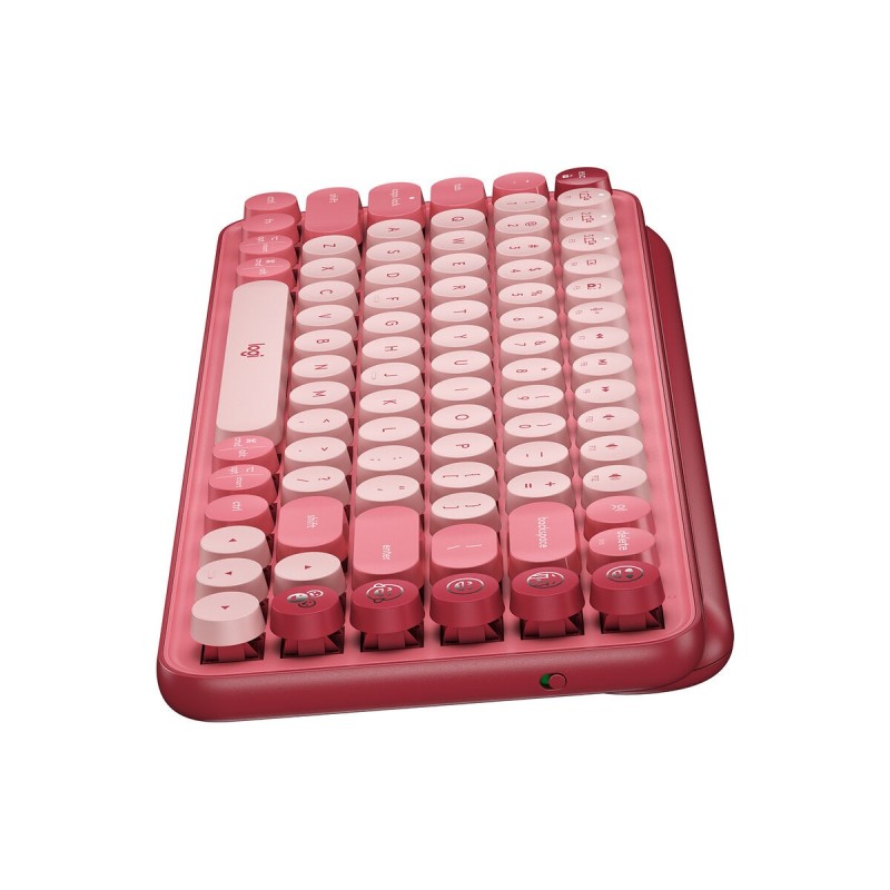 Clavier Logitech POP Français Multicouleur Rose AZERTY AZERTY