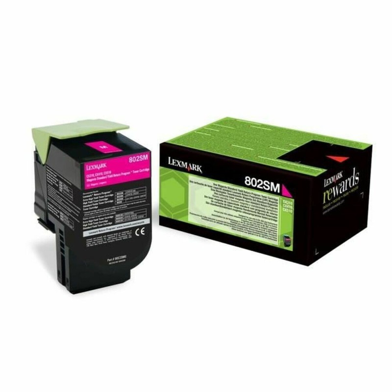 Toner Lexmark 802SM Noir Magenta