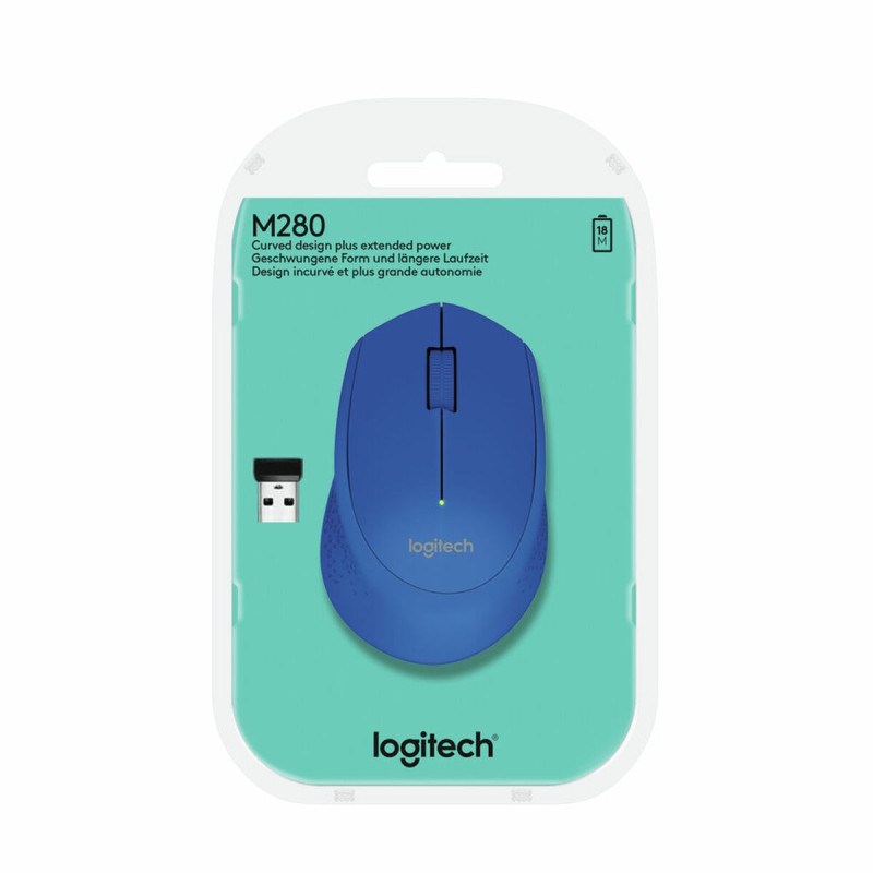 Souris sans-fil Logitech M280 Bleu