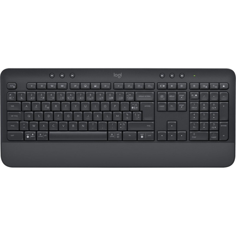 Clavier Logitech Signature K650 AZERTY Français Gris foncé Gris