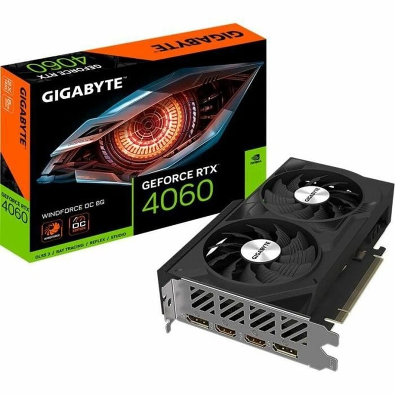 Carte Graphique Gigabyte GV-N4060WF2OC-8GD Geforce RTX 4060 GDDR6