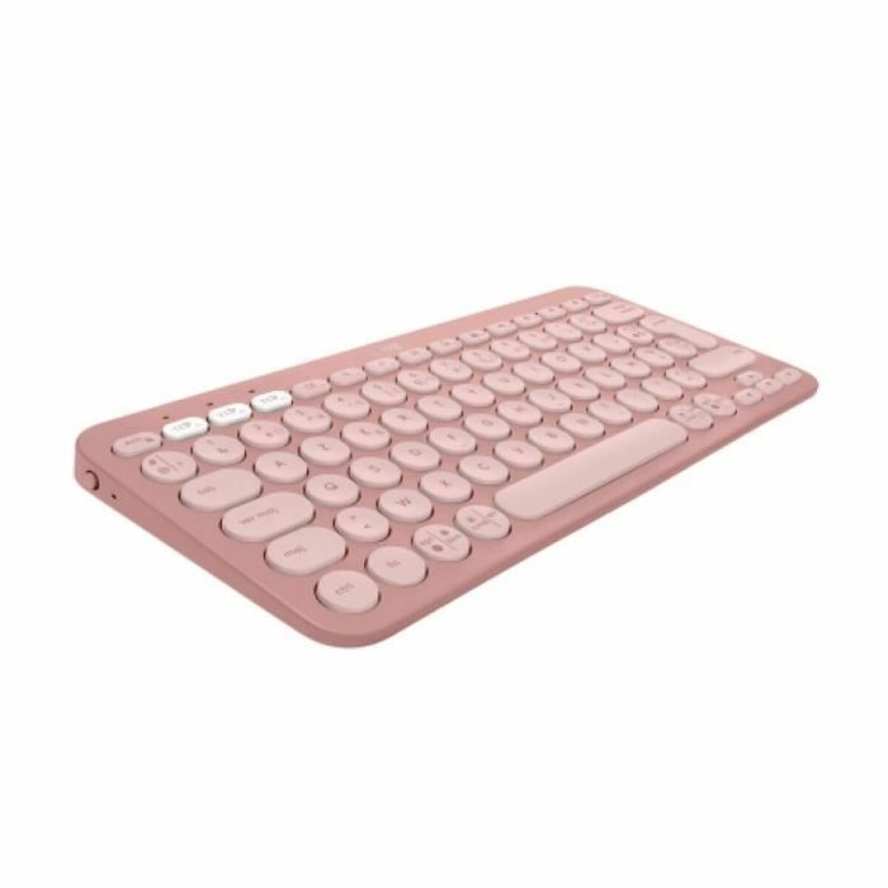 Clavier Bluetooth avec Support pour Tablette Logitech K380 Français Rose AZERTY