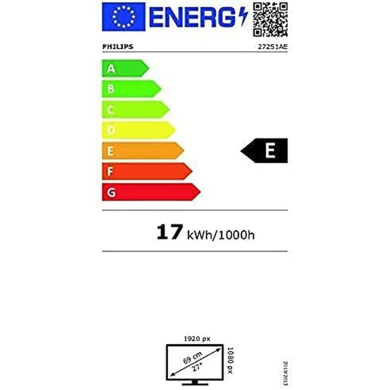 Écran Philips 272S1AE/00 27" Full HD IPS LCD Flicker free 75 Hz