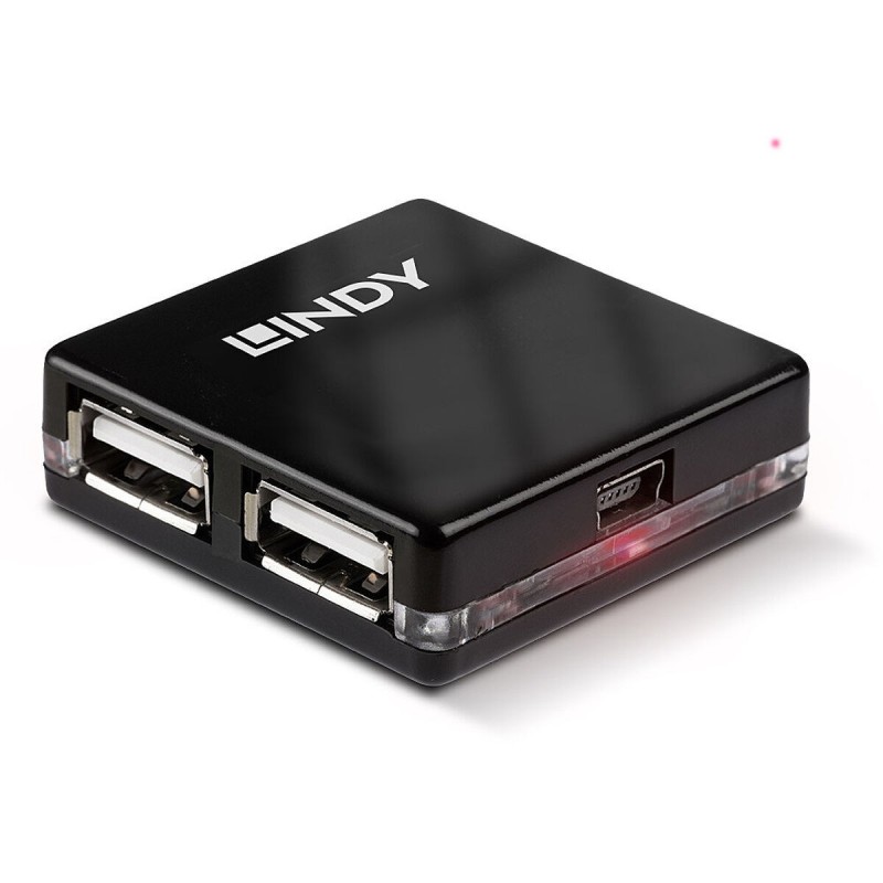 Hub USB LINDY 42742 Noir