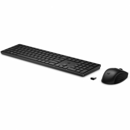 clavier et souris HP 650 Espagnol Qwerty Noir