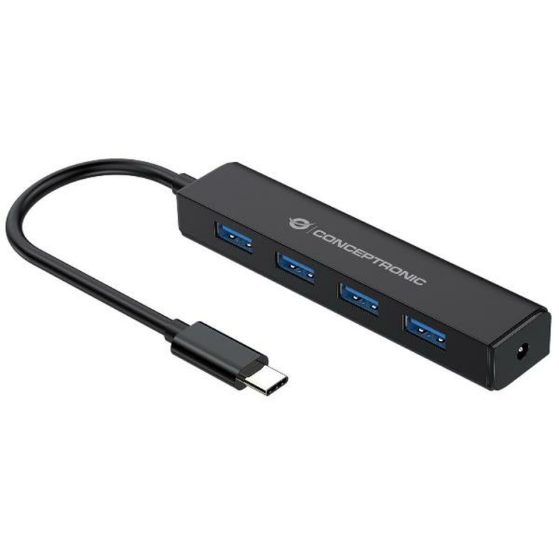 Hub USB Conceptronic CTC4USB3 Noir