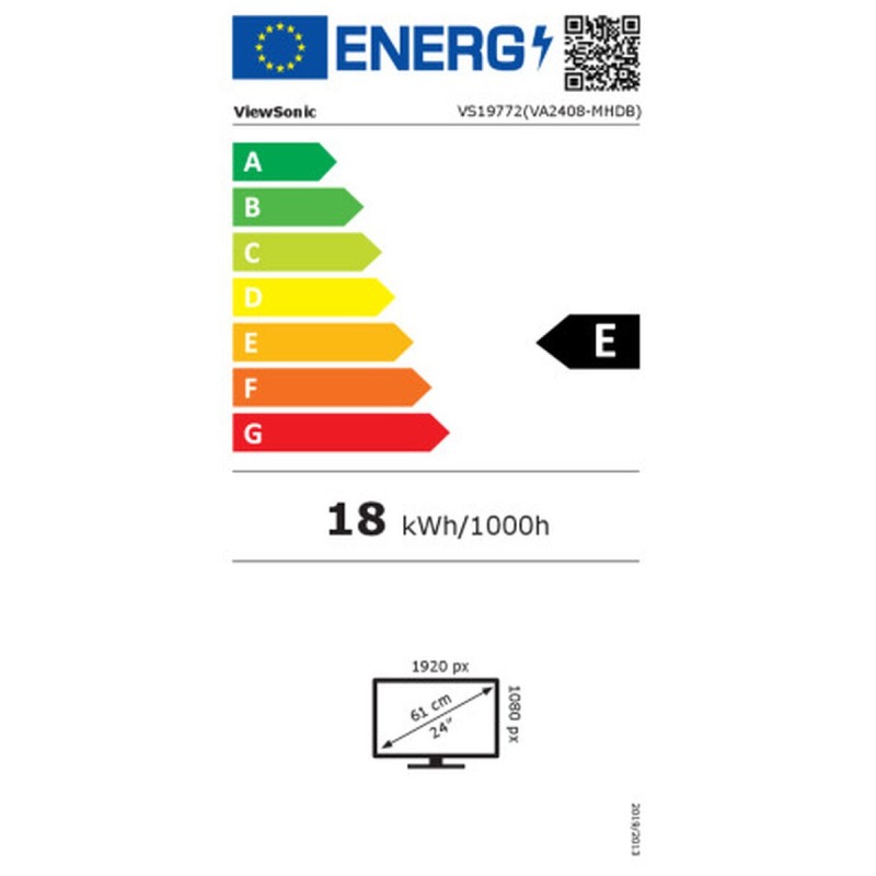 Écran ViewSonic VA2408-MHDB 24" Full HD 100 Hz