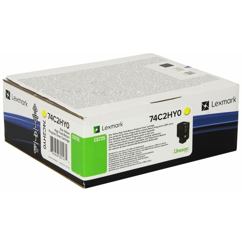 Toner Lexmark 74C2HY0 Jaune