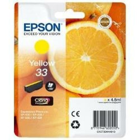 Cartouche d'Encre Compatible Epson C13T33444022 Jaune