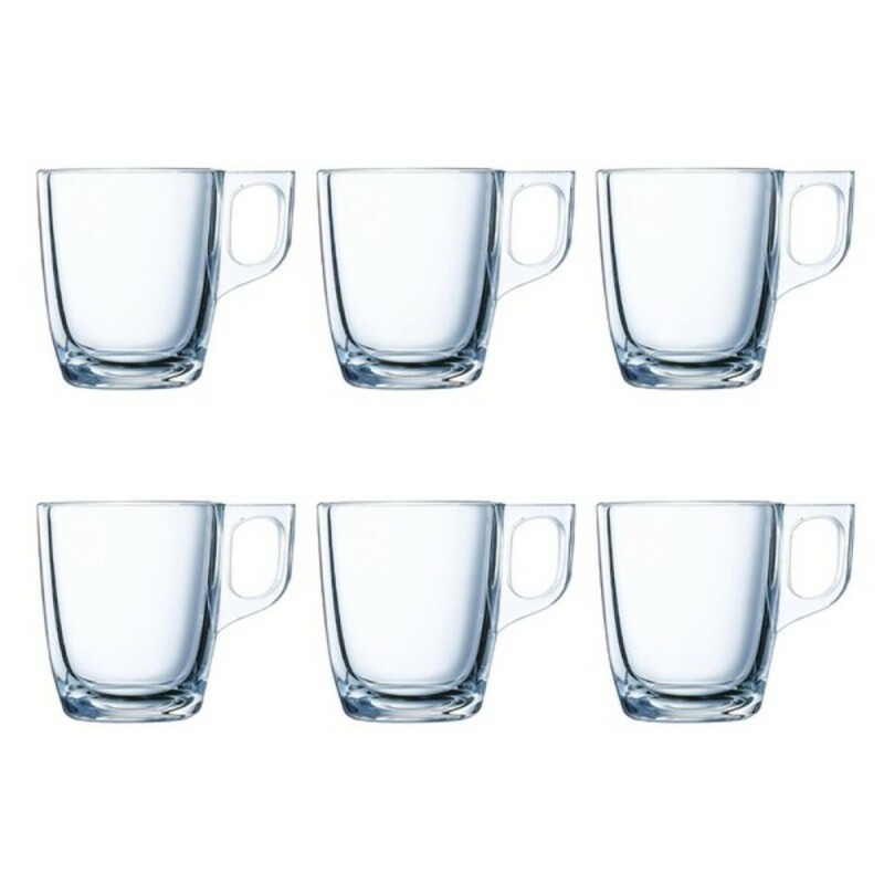 Ensemble de tasses à café Luminarc Nuevo (6 pcs) Transparent verre 90 ml 6 Pièces