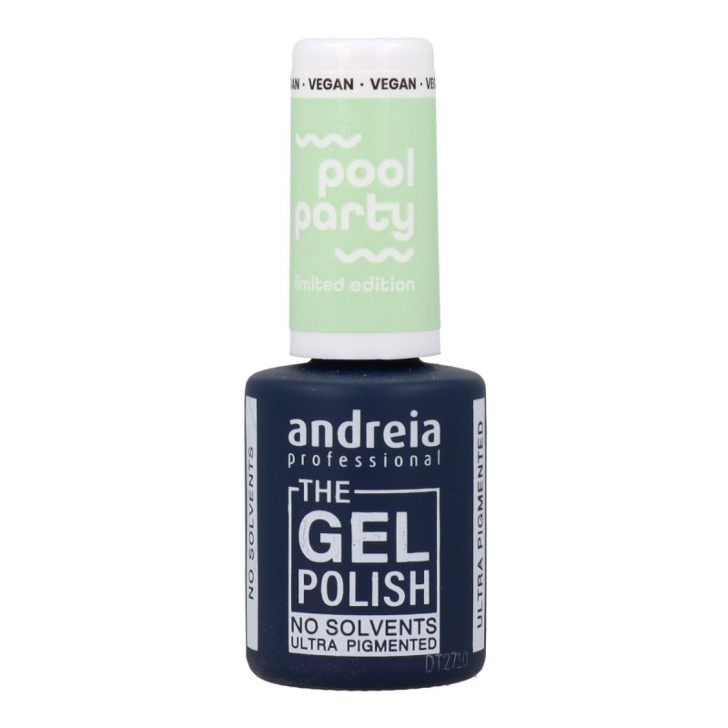 Vernis à Ongles Semi-permanent Andreia Polish Pool Party N.5 Vert clair 10