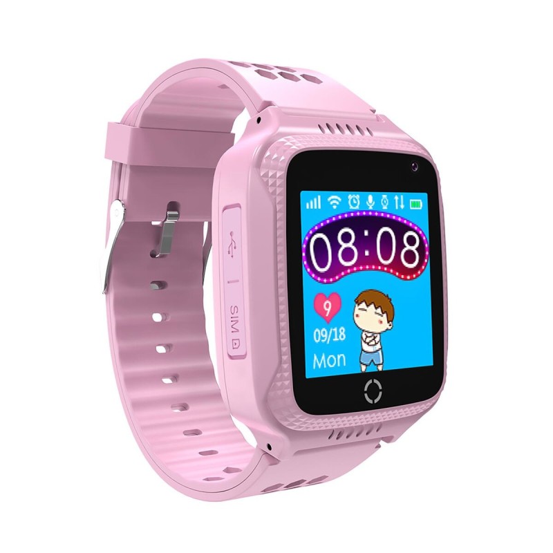 Smartwatch pour enfants Celly KIDSWATCHPK Rose 1