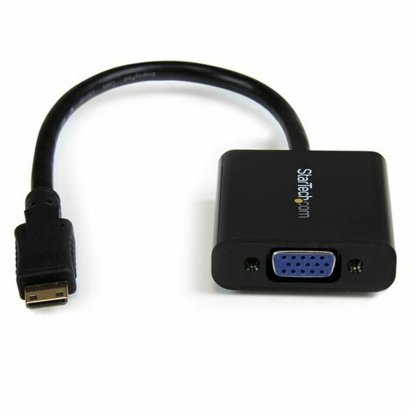 Adaptateur HDMI vers VGA Startech MNHD2VGAE2 200 m Noir