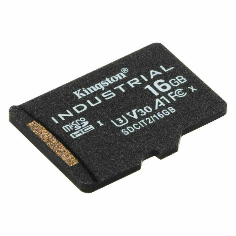 Carte Micro SD Kingston Industrial 16 GB Noir