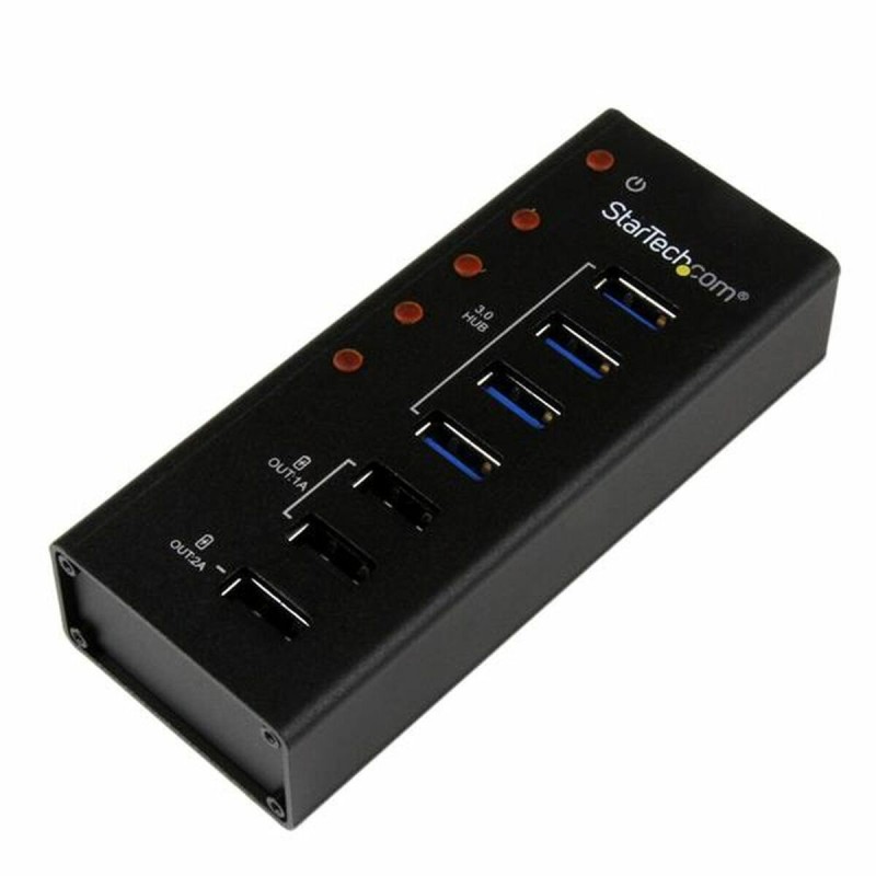 Hub USB Startech ST4300U3C3 Noir