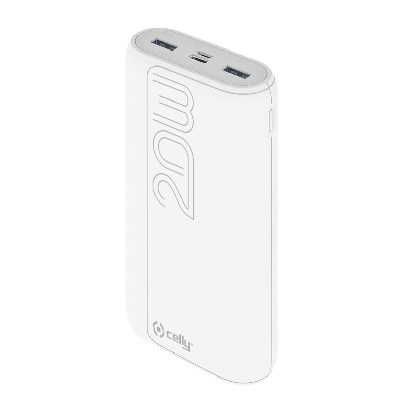 Powerbank Celly PBPD20000EVOWH Blanc