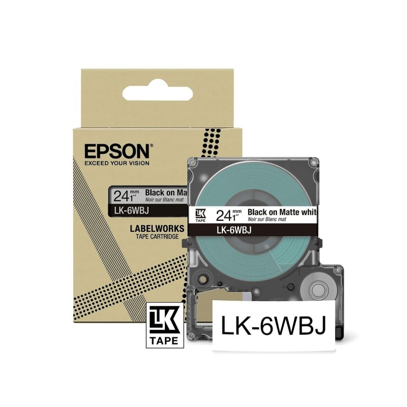 Cartouche d'encre originale Epson LK-6WBJ Noir