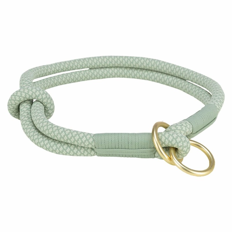 Collier d'entraînement pour chiens Trixie Soft Rope Vert Menthe L/XL 55 cm