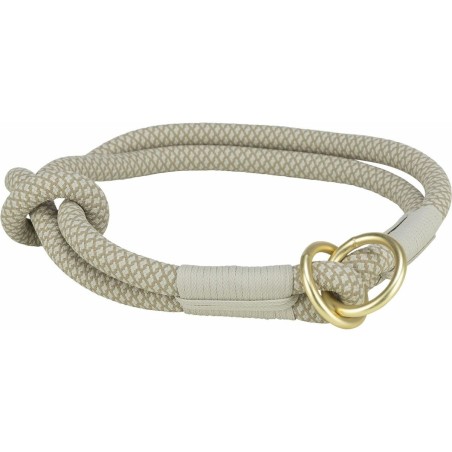 Collier d'entraînement pour chiens Trixie Soft Rope Gris Gris clair M 45 cm