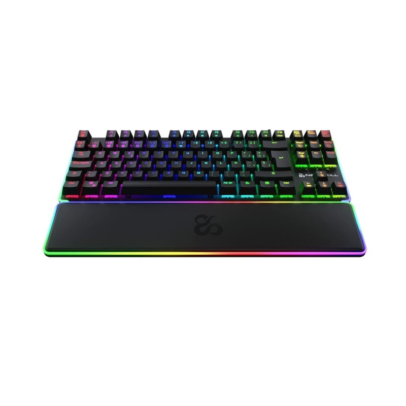 Clavier pour jeu Newskill Gungnyr TKL Pro Noir LED RGB Espagnol Qwerty