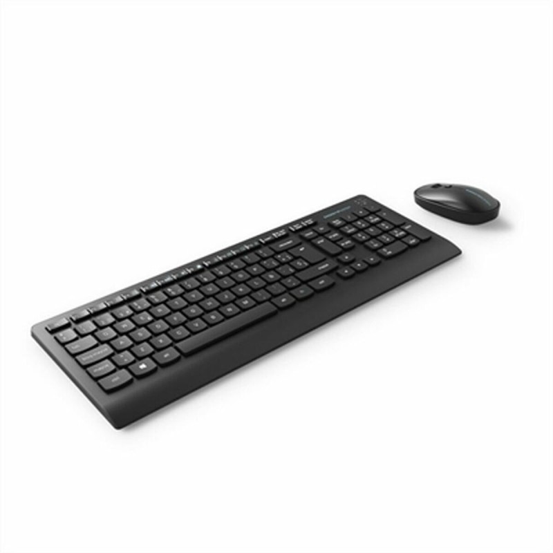 clavier et souris Energy Sistem Noir Espagnol Qwerty