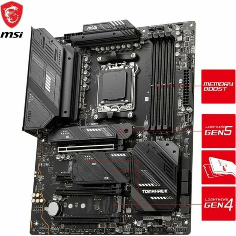 Carte Mère MSI MAG X670E TOMAHAWK WIFI AMD X670 AMD AM5