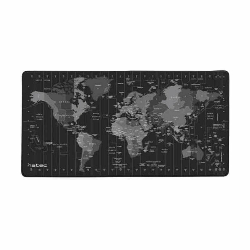 Tapis Gaming Natec Time Zone Map Maxi Noir