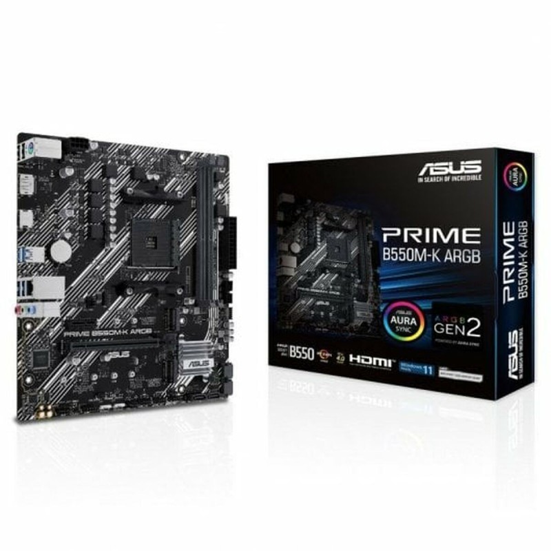 Carte Mère Asus B550M-K ARGB AMD B550 AMD AM4