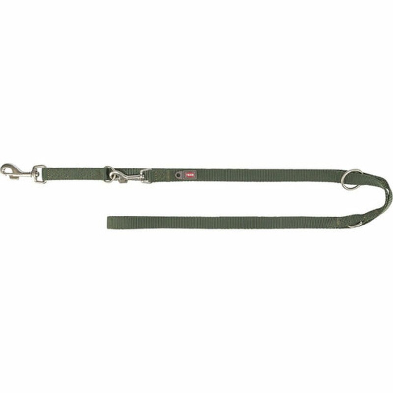 Laisse réglable pour chien Trixie Premium Vert Olive M/L