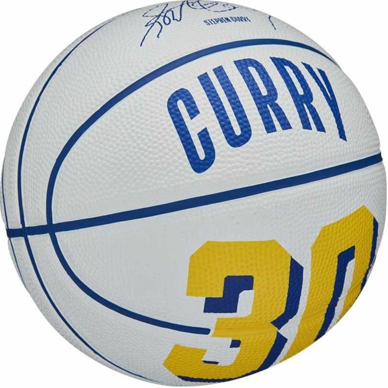 Ballon de basket Wilson Player Icon Mini Curry Blanc (Taille 3)