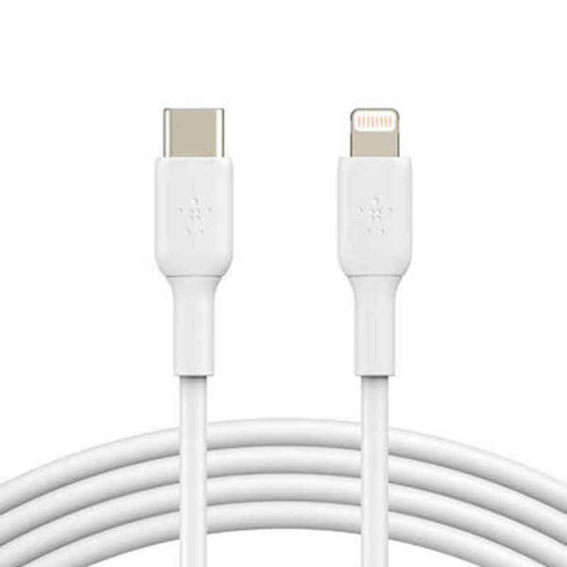 Câble USB-C vers Lightning Belkin CAA003BT1MWH 1 m