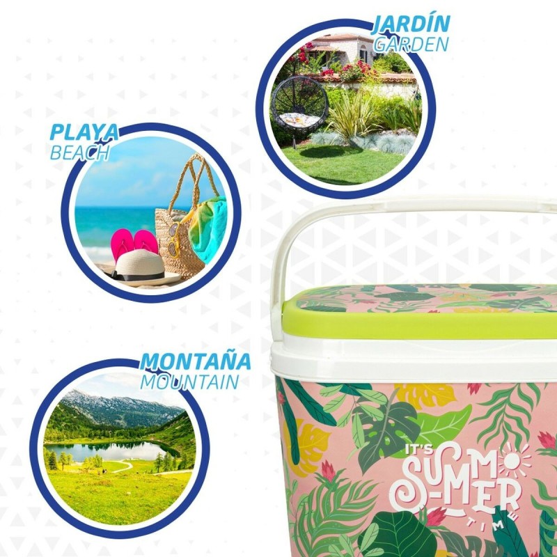 Set Ping Pong Aktive Summer tropical Plastique 6 L 29 x 20 x 19,5 cm (8 Unités)